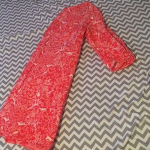 Orange/pink spring dress